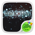 dark night go keyboard android application logo